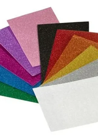 PACK 3 LAMINAS GOMA EVA PURPURINA ORO 20X30 CM