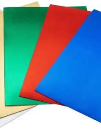 PACK 3 LAMINAS GOMA EVA METALIZADA NARANJA 40X60