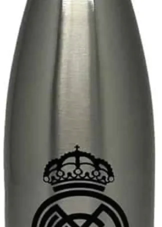 BOTELLA ACERO REAL MADRID 550ML COLOR PLATEADA