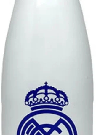 BOTELLA ACERO REAL MADRID 550ML COLOR BLANCO