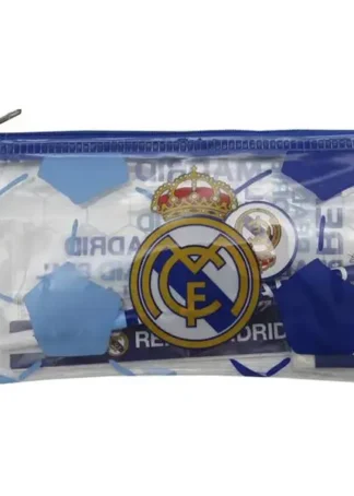 PORTATODO CON MATERIAL ESCOLAR REAL MADRID