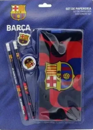 SET PAPELERIA FC BARCELONA PORTATODO TRIPLE