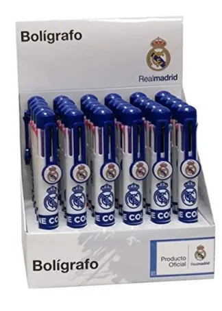 BOLIGRAFO 8 COLORES REAL MADRID