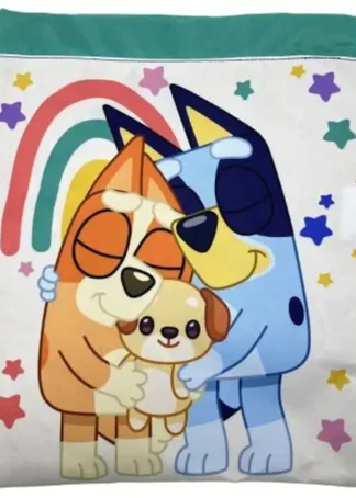 SACO PLANO BLUEY RAINBOW