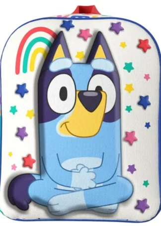 MOCHILA 30 CM BLUEY EVA 3D RAINBOW