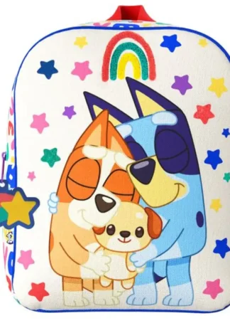 MOCHILA 30 CM BLUEY RAINBOW