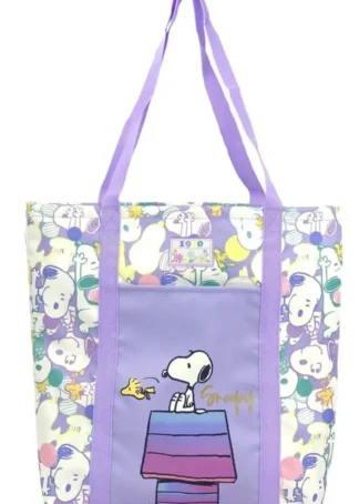 BOLSA DE TELA CON BOLSILLO SNOOPY 1950