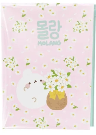 LIBRETA PLASTIFICADA CON BOLSILLO MOLANG BLOSSOM