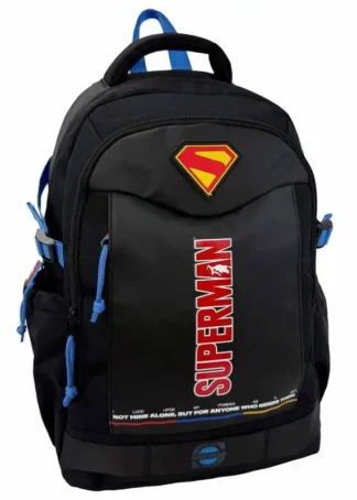 MOCHILA ADAPTABLE A TROLLEY SUPERMAN BLACK