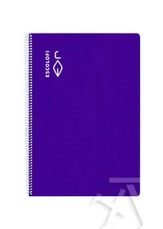 PAQ/5 BLOC Fº 50H 70G MILIMETRADO 2X2X16 ESCOLOFI VIOLETA