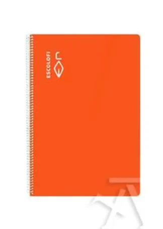 PAQ/5 BLOC Fº 50H 70G MILIMETRADO 2X2X16 ESCOLOFI NARANJA