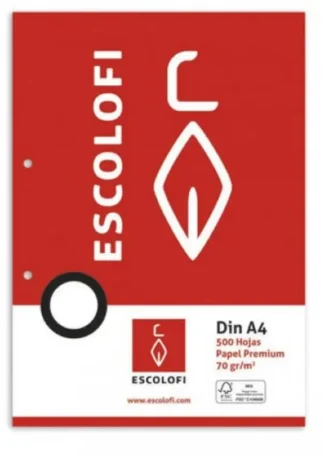 RECAMBIO A4 500H 70G PAUTA MONTESSORI 5 2 TALADROS