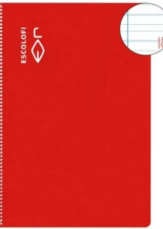 PAQ/5 BLOC CUARTO 50H 70G. PAUTA MONTESSORI 5 ROJO