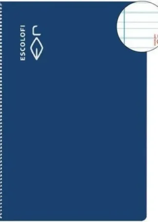 PAQ/5 BLOC CUARTO 50H 70G. PAUTA MONTESSORI 5 AZUL