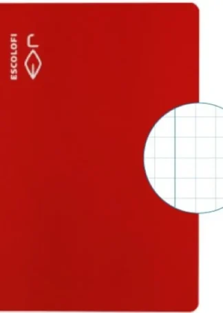 PAQ/5 BLOC FOLIO 50H 70G. CUA. 8X8 ROJO