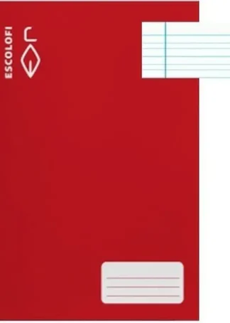 PAQ/10 LIBRETAS ROJO 4º 32H 70G. PAUTA MONTESSORI 3.5 C/M