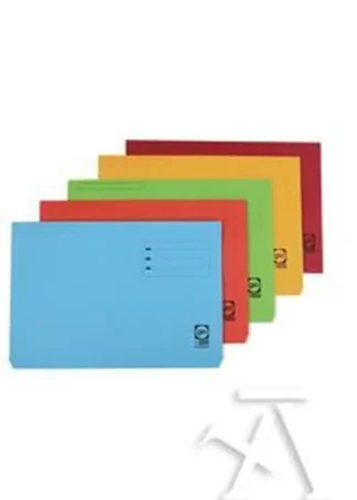 PAQ/10 SUBCARPETAS Fº BOLSA Y SOLAPA 320G COLORES SURTIDOS