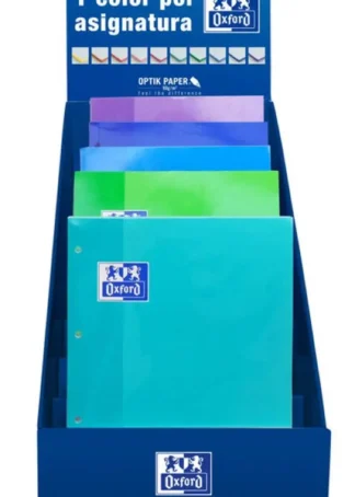 EXP 25 RECAMBIO COLOR1 A4 80H 4 TALADROS 90G. CUAD.5X5 C/F