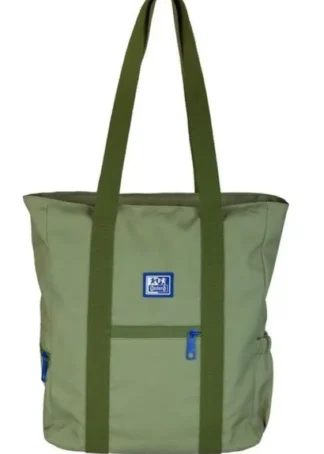 BOLSO TOTE BAG B-TRENDY 34X32X12 COLOR VERDE SAFARI OXFBAG