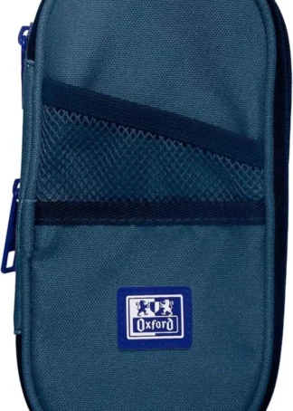 ESTUCHE EXPANDIBLE B-MAX 22,5X11,5X2-6CM COLOR AZUL MARINO
