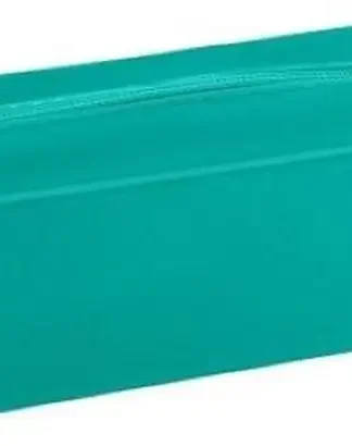 PORTATODO SILICONA SIMPLE 19X5X7CM COLOR VERDE AZULADO ENRI