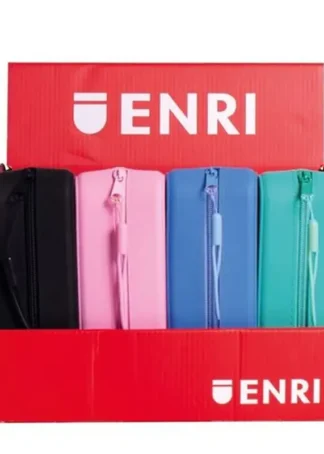 EXP 20 PORTATODO SILICONA SIMPLE 19X5X7CM COLORES SURTIDOS