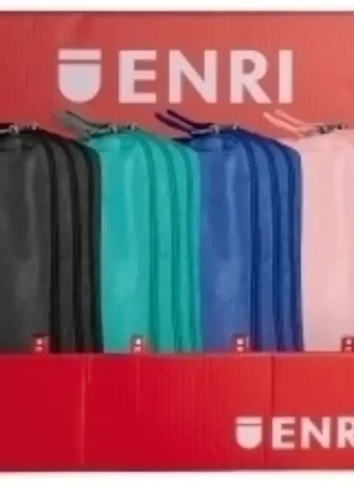 EXP 20 PORTATODO TRIPLE COLORES SURTIDOS 21X7X11CM POLIEST.