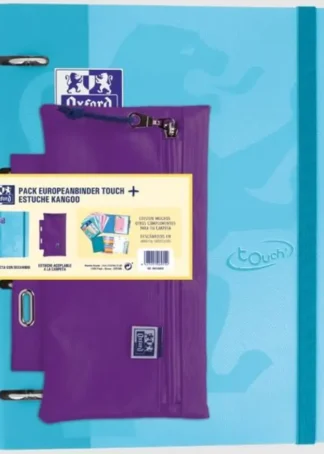 C/10 PACK CARPEBLOC TOUCH A4 4 ANILLAS 35MM RECAMBIO 5 PAST