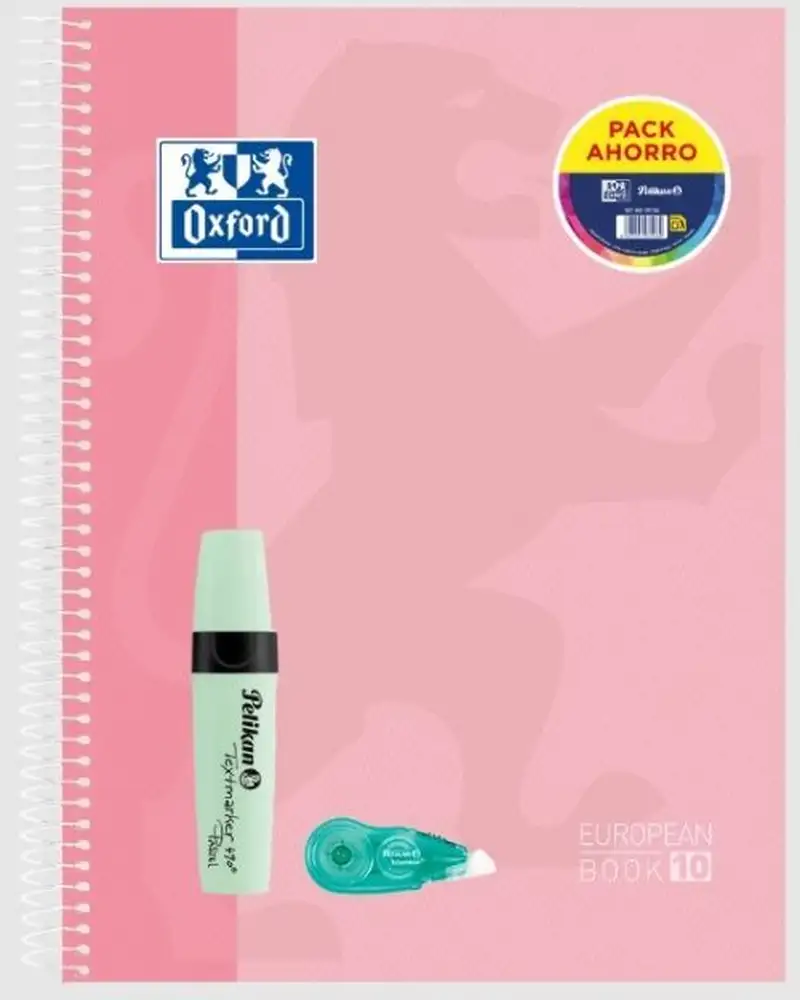 C/10 PACK BLOC A4+ 150H 90G. CUAD.5X5 EBOOK10 TOUCH + REGAL