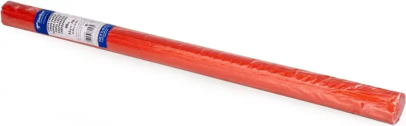 ROLLO CONTINUO PAPEL CRESPON 40G 50X250CM NARANJA FUERTE