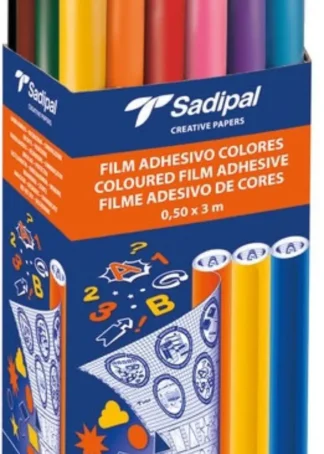 C/24 FILM AUTOADHESIVO 0,5X2M COLORES MATE SURTIDOS