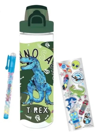 VASO DINO CON ACCESORIOS PARA COLOREAR
