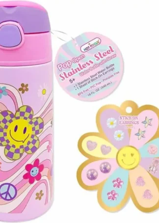 BOTELLA DE APERTURA FACIL GROOVY FLOWER HOT FOCUS