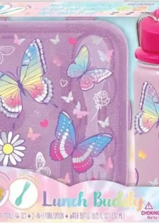PACK PORTAMERIENDAS CON BOTELLA BUTTERFLY HOT FOCUS