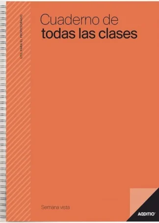 CUADERNO ESPIRAL DE TODAS LAS CLASES SEMANA VISTA 22,5X31CM
