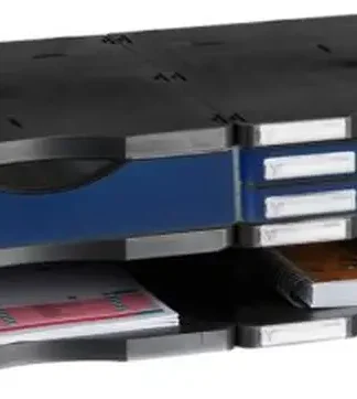 SOPORTE PARA MONITOR COLOR NEGRO 360X600X165MM