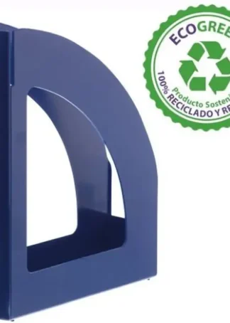 C/6 REVISTEROS PLASTICO COLOR AZUL OPACO 250X80X320MM