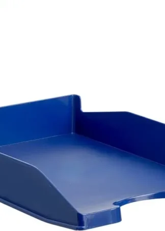 C/6 BANDEJA SOBREMESA PLASTICO COLOR AZUL 345X255X60MM