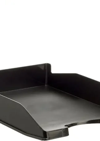 C/6 BANDEJA SOBREMESA PLASTICO COLOR NEGRO 345X255X60MM