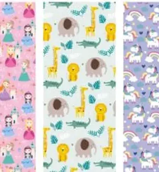 EXP 50 ROLLITOS 70X200CM PAPEL DE REGALO INFANTIL