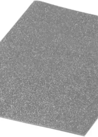 PACK 10 LAMINAS GOMA EVA PURPURINA PLATA 40X60 CM