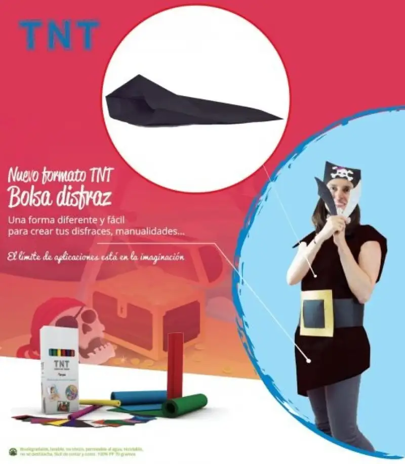 PACK 25 BOLSAS DISFRAZ TEJIDO NO TEJIDO 65X90CM NEGRO