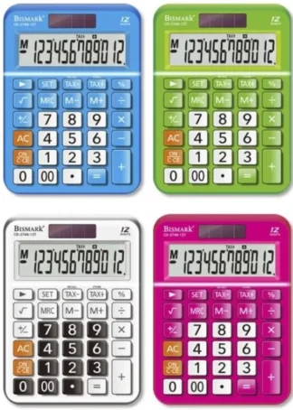 BLISTER CALCULADORA SOBREMESA GRANDE 12 DIGITOS COL.SURTIDO