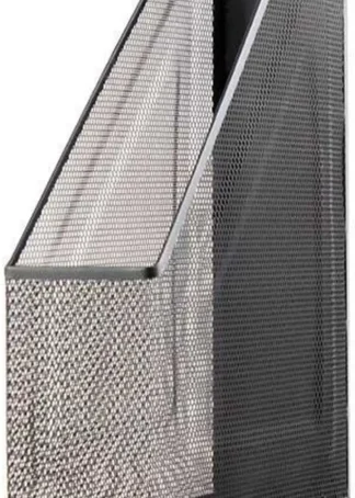 REVISTERO METALICO REJILLA 10X29,5X21,5CM NEGRO