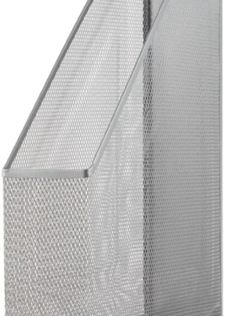 REVISTERO METALICO REJILLA 10X29,5X21,5CM CROMADO