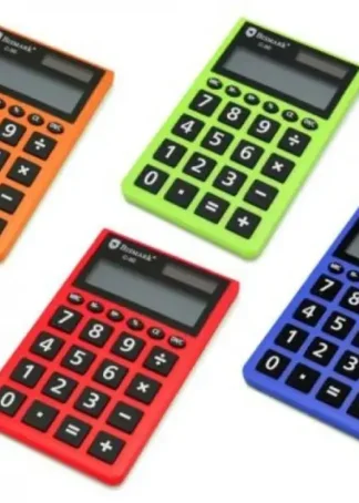 CALCULADORA DE BOLSILLO BISMARK C-50. 8 DIGITOS COL.SURT.