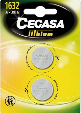 BLISTER 2 PILA CEGASA LITIO BOTON CR1632 3V BT