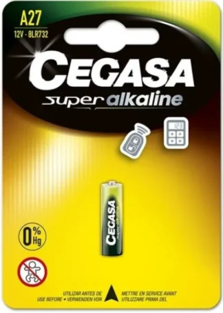 BLISTER PILA CEGASA ALCALINA A27 12V BT BL1