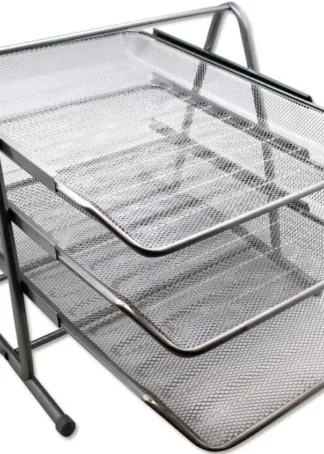 BANDEJA TRIPLE DE REJILLA 35X30X24,5CM CROMADA