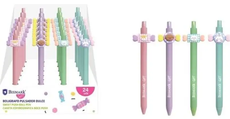 EXP 24 BOLIGRAFO PULSADOR SWEET